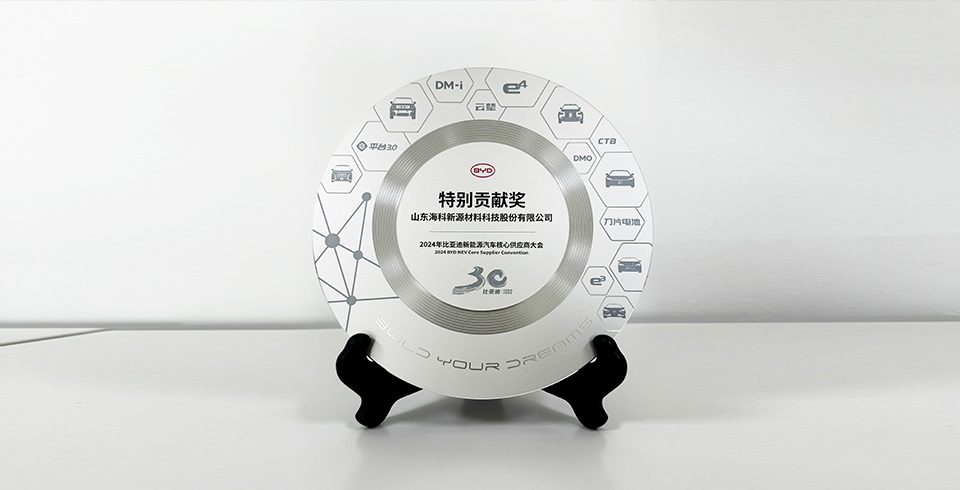 华体会网页版页面登录连续四年再度荣获比亚迪2024年“特别贡献奖”